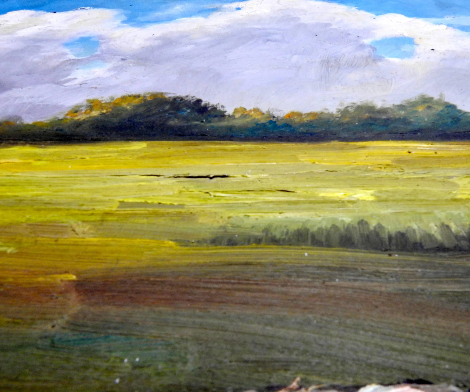 Midcentury Signed Painting on Board J. Sanchez, 1949 - 5