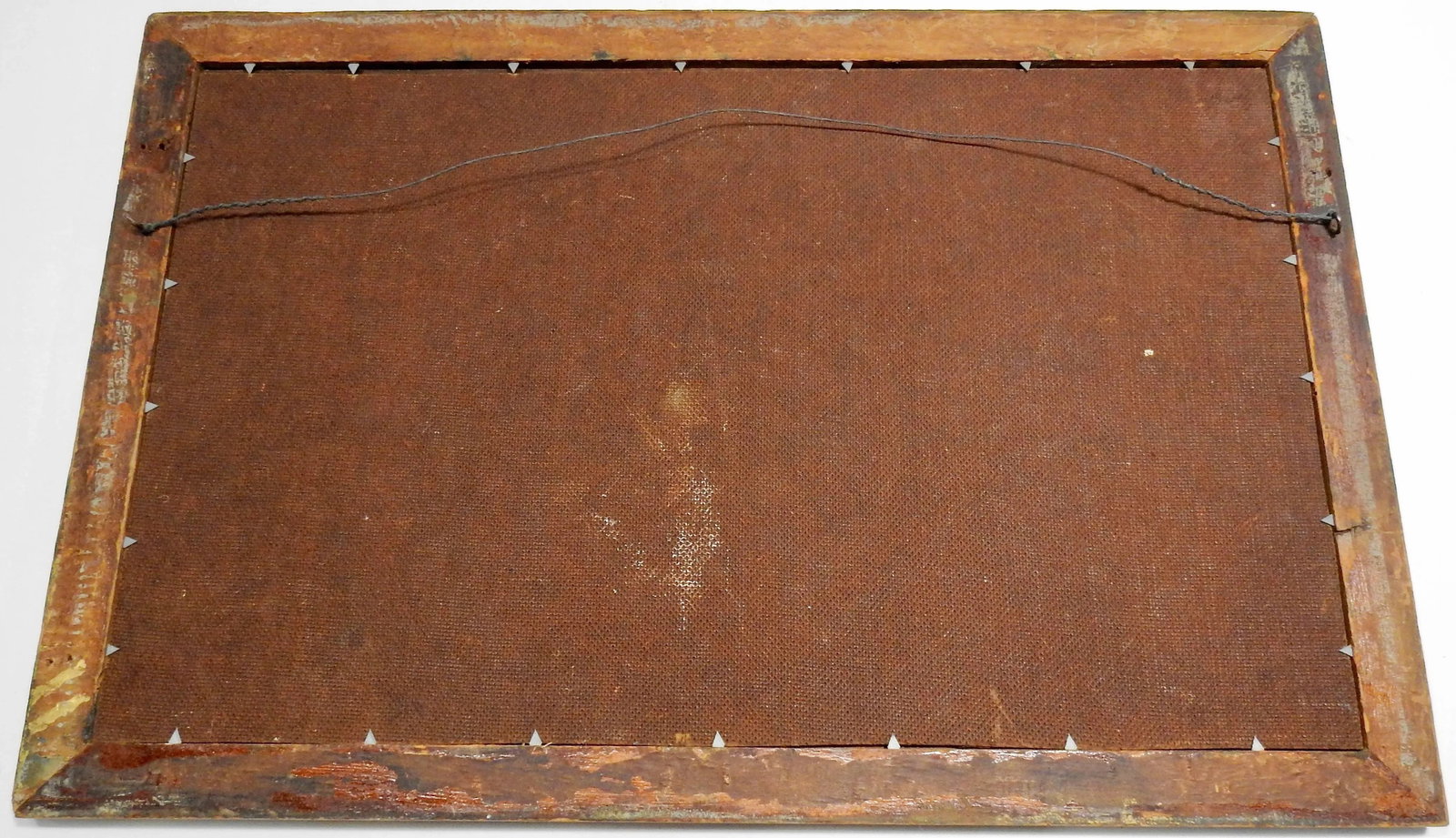 Midcentury Signed Painting on Board J. Sanchez, 1949 - 9