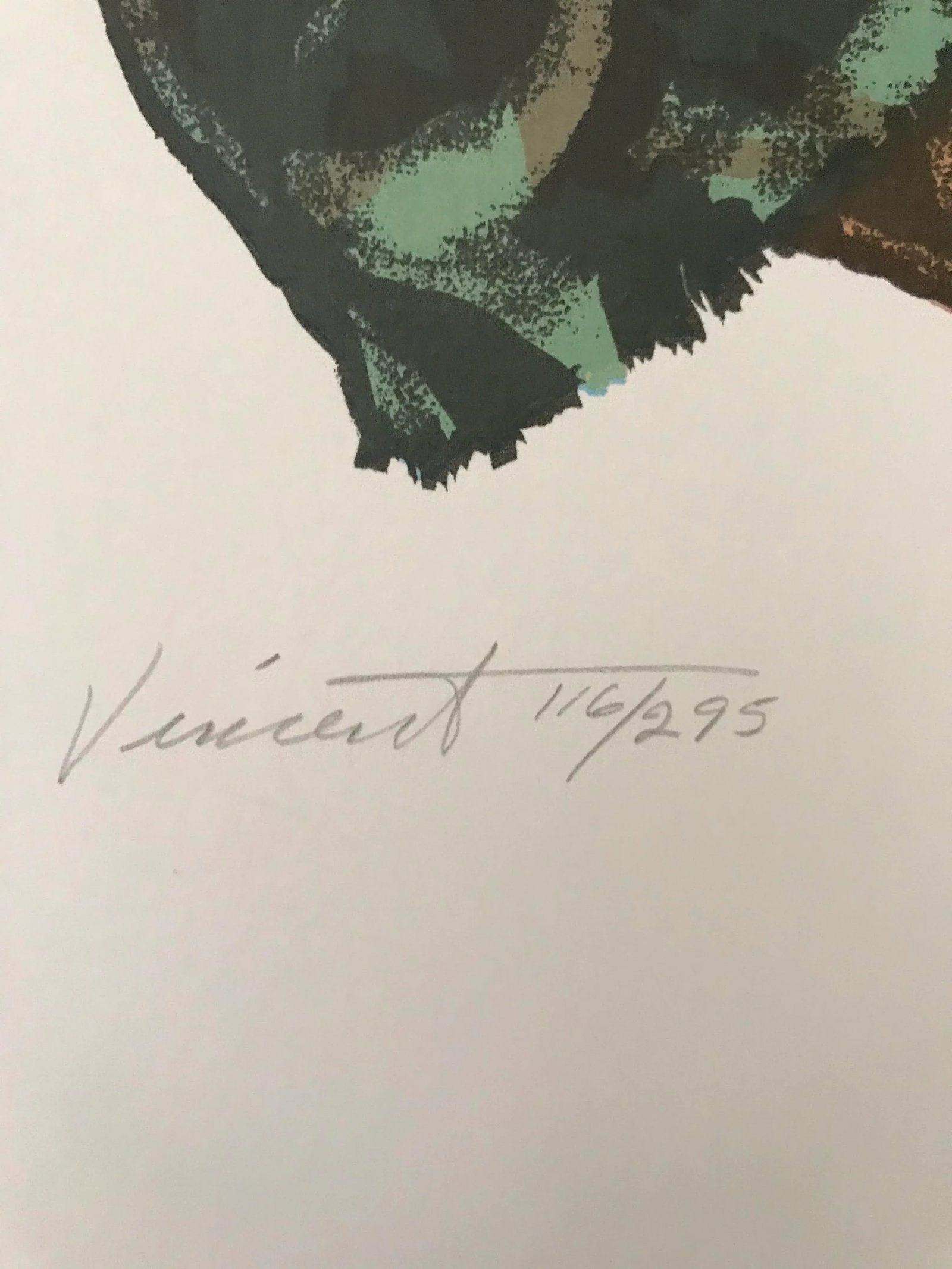 1977 Woman on a Bench Silkscreen Print Signed by Bertha Vincent Walls - 2