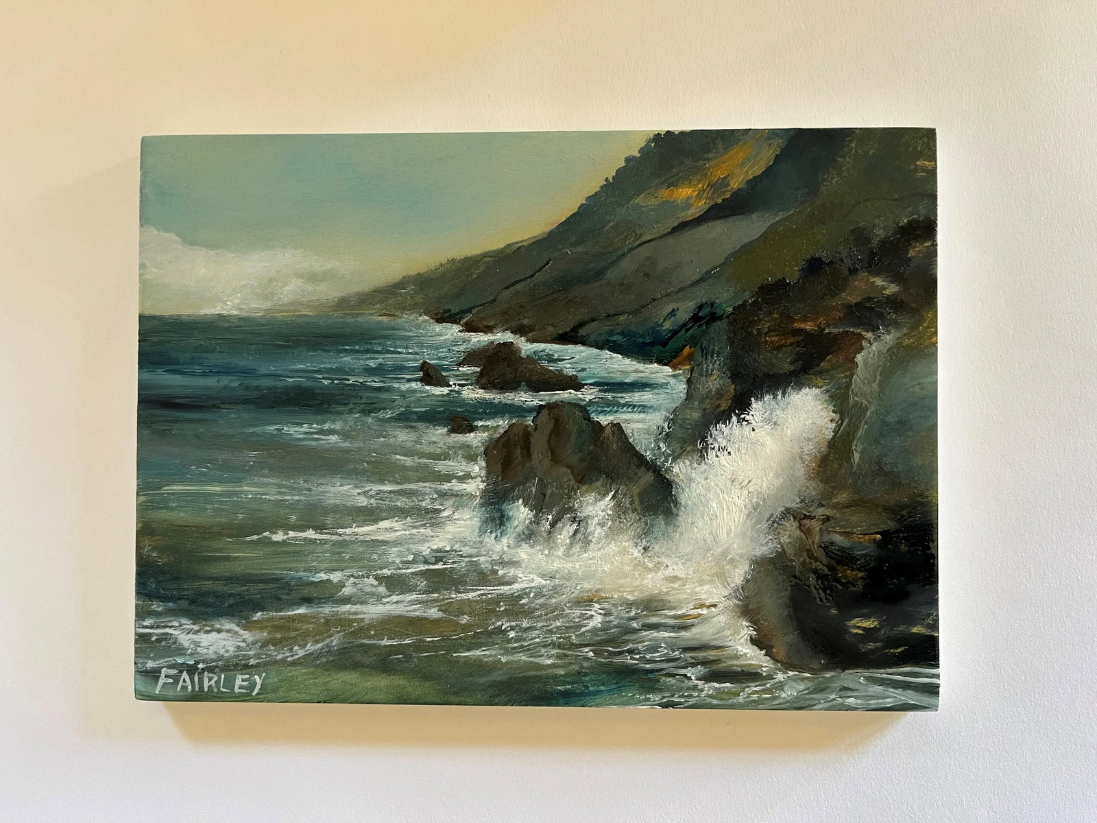 Big Sur Splash, Original Oil Painting by Jessica Fairley - 4
