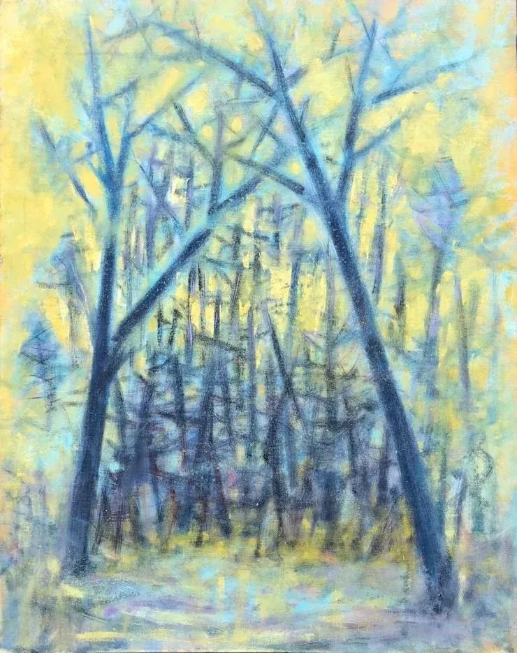 1960s Vintage Landscape Oil Painting - 11