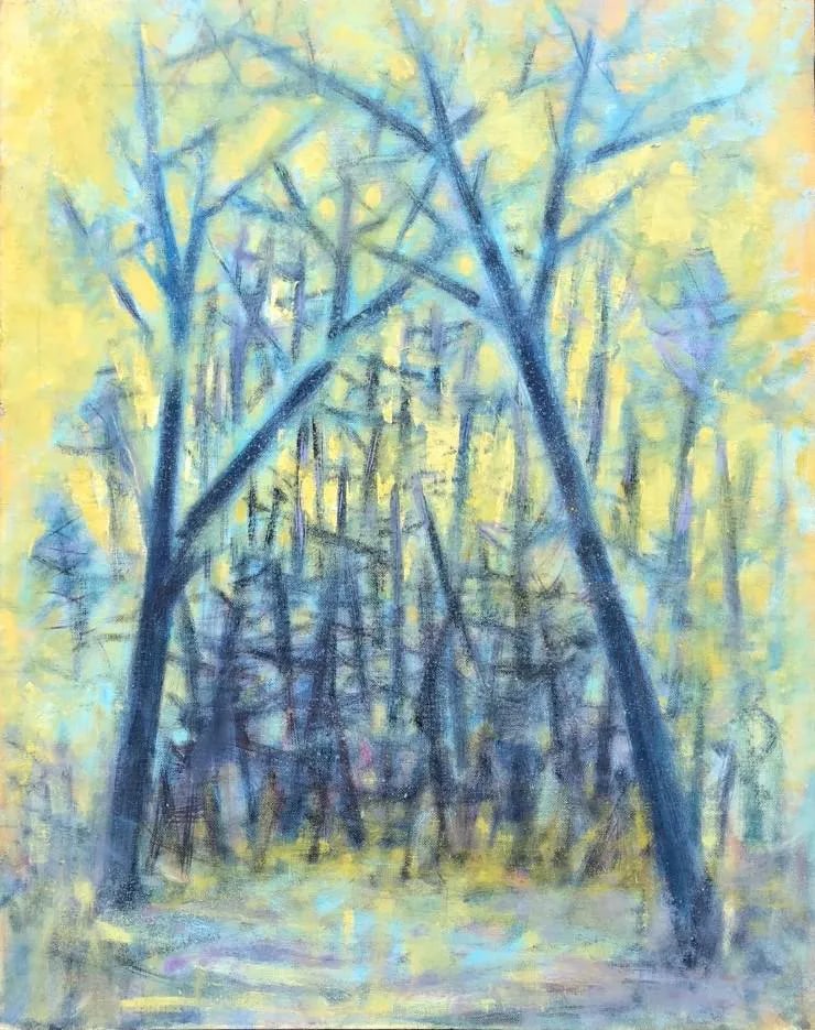 1960s Vintage Landscape Oil Painting (1 of 11)