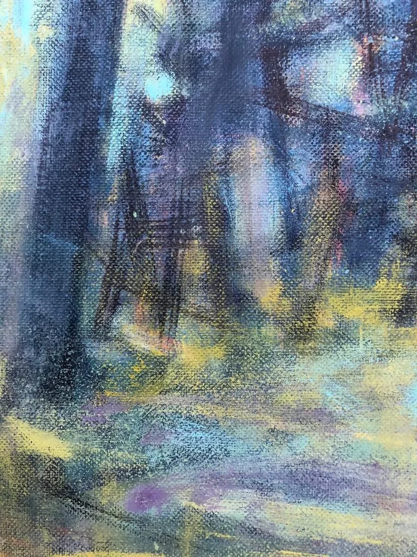 1960s Vintage Landscape Oil Painting - 5