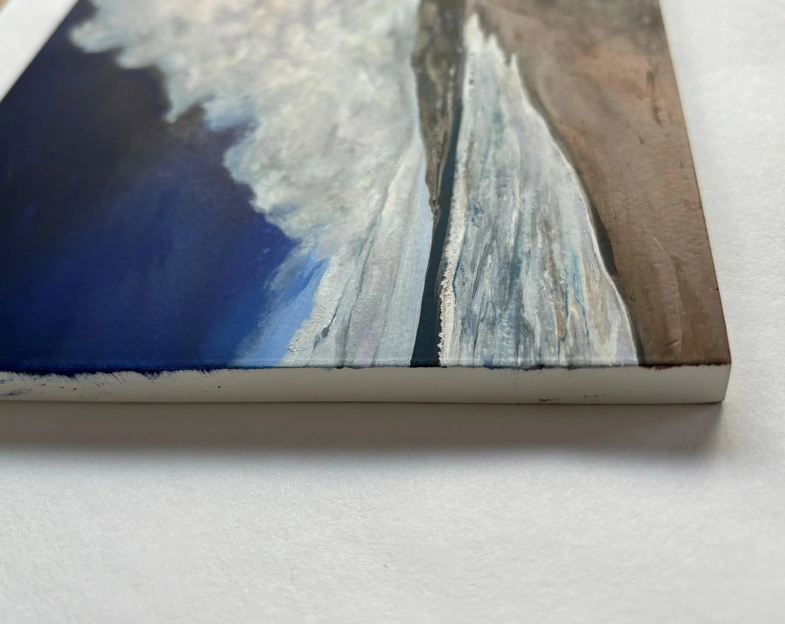 Zuma Beach After the Rain, Original Oil Painting by Jessica Fairley - 3