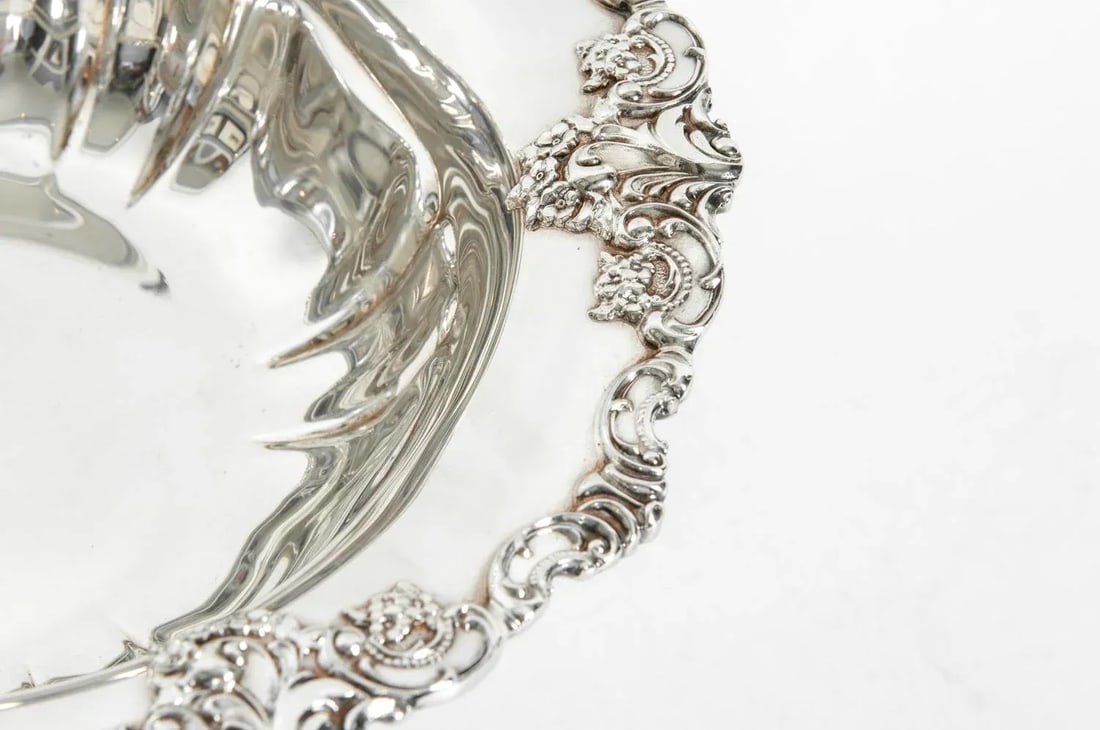 Vintage Silver Plate Fruit Bowl Piece - 11