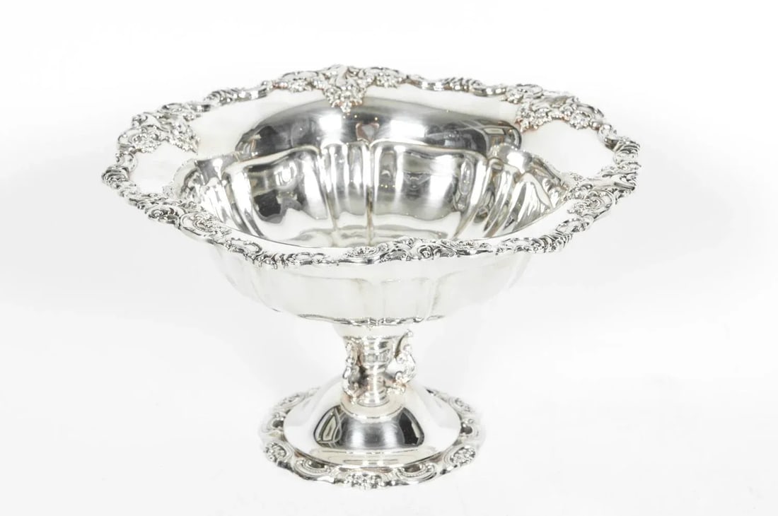 Vintage Silver Plate Fruit Bowl Piece - 2