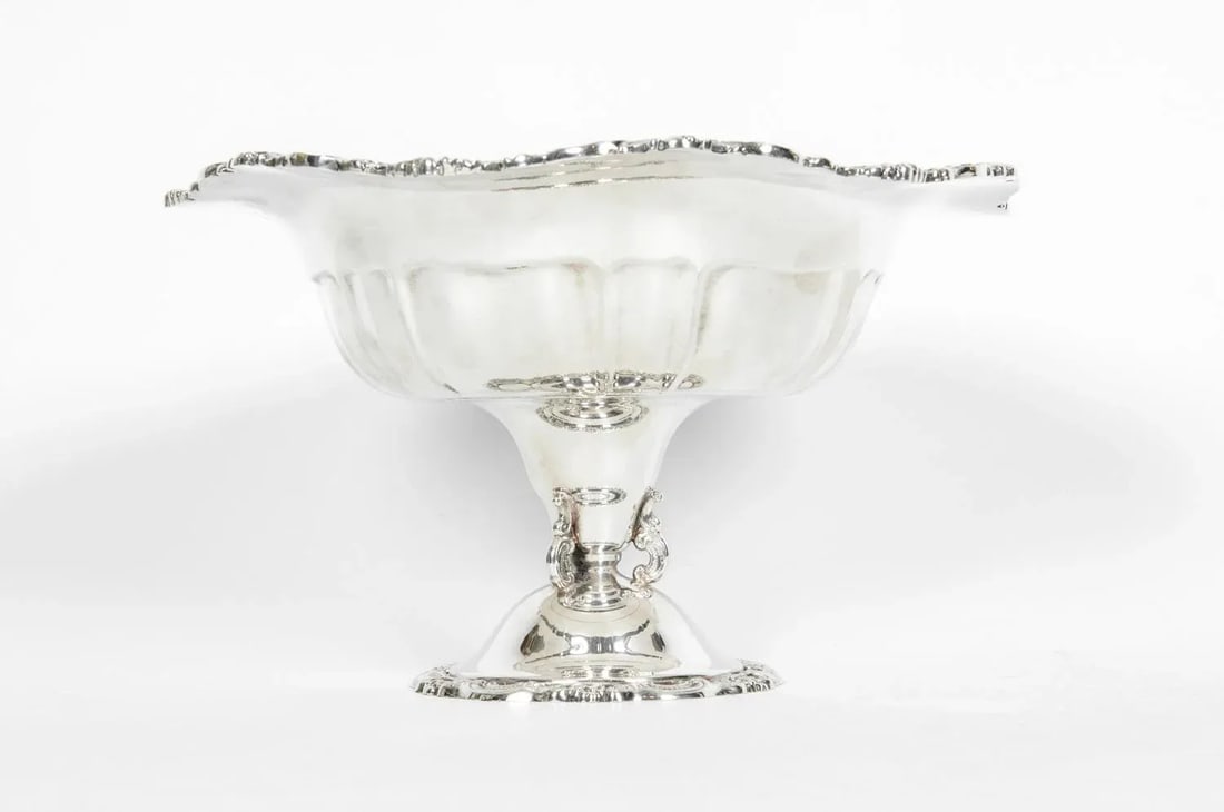 Vintage Silver Plate Fruit Bowl Piece - 7