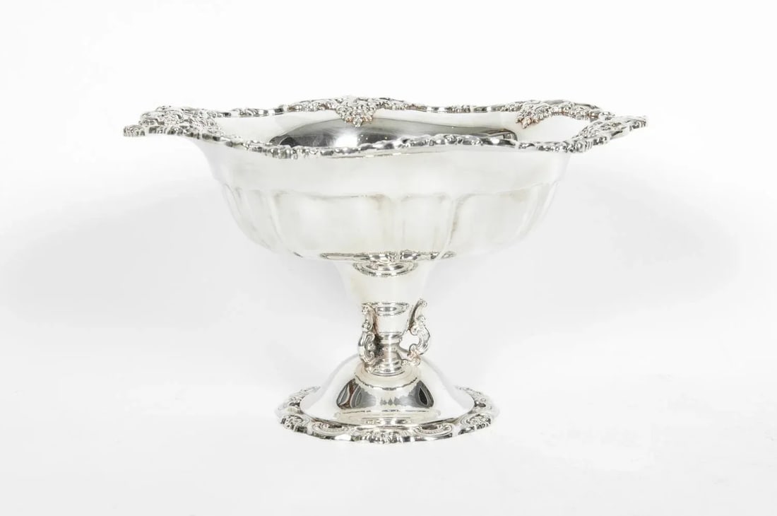 Vintage Silver Plate Fruit Bowl Piece - 9