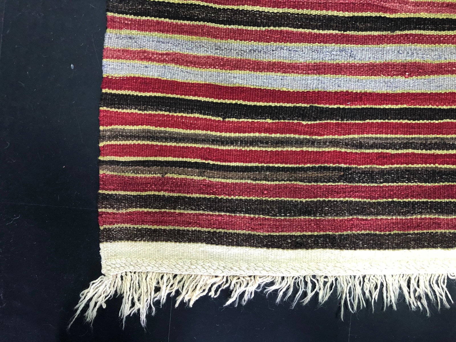 1960s Vintage Handwoven Turkish Kilim Rug - 5'3'' * 10'11'' - 10