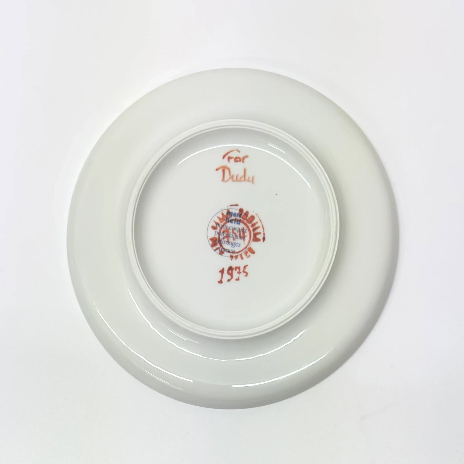 1970s Custom Made Marblized Pink Dinnerset by Villa Vanilla With Place Settings for Six- 18 Pieces - 6