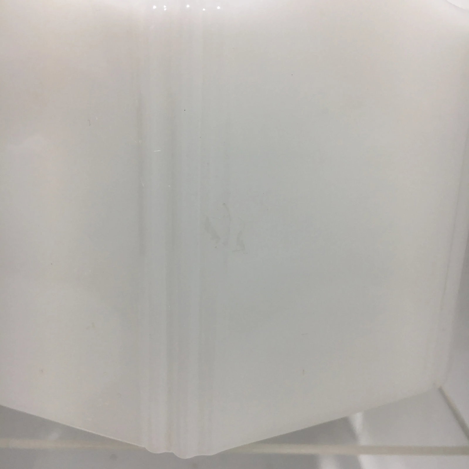 1930s Art Deco Stepped Skyscraper Milk Glass Shade - 7