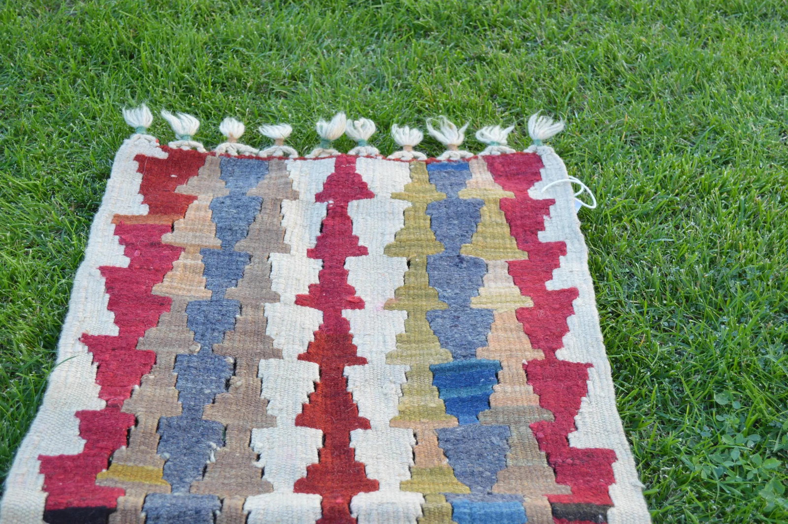 1970s Tribal Blue Handmade Cappadocia Rug - 3