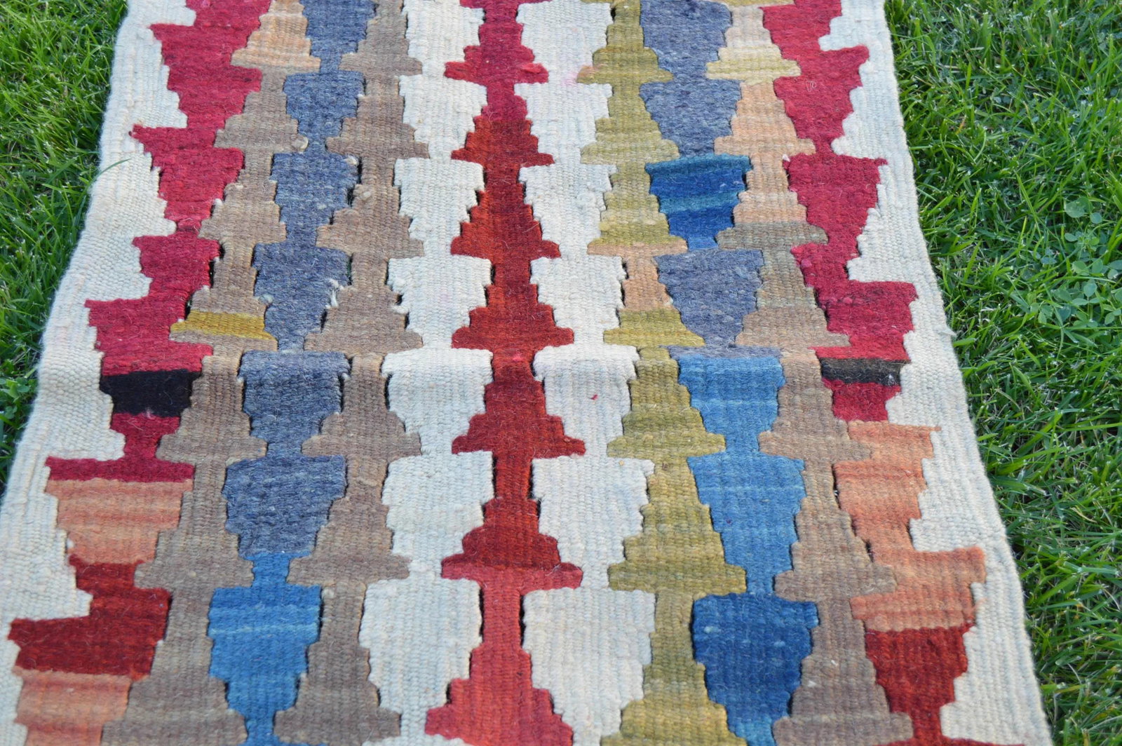 1970s Tribal Blue Handmade Cappadocia Rug - 4