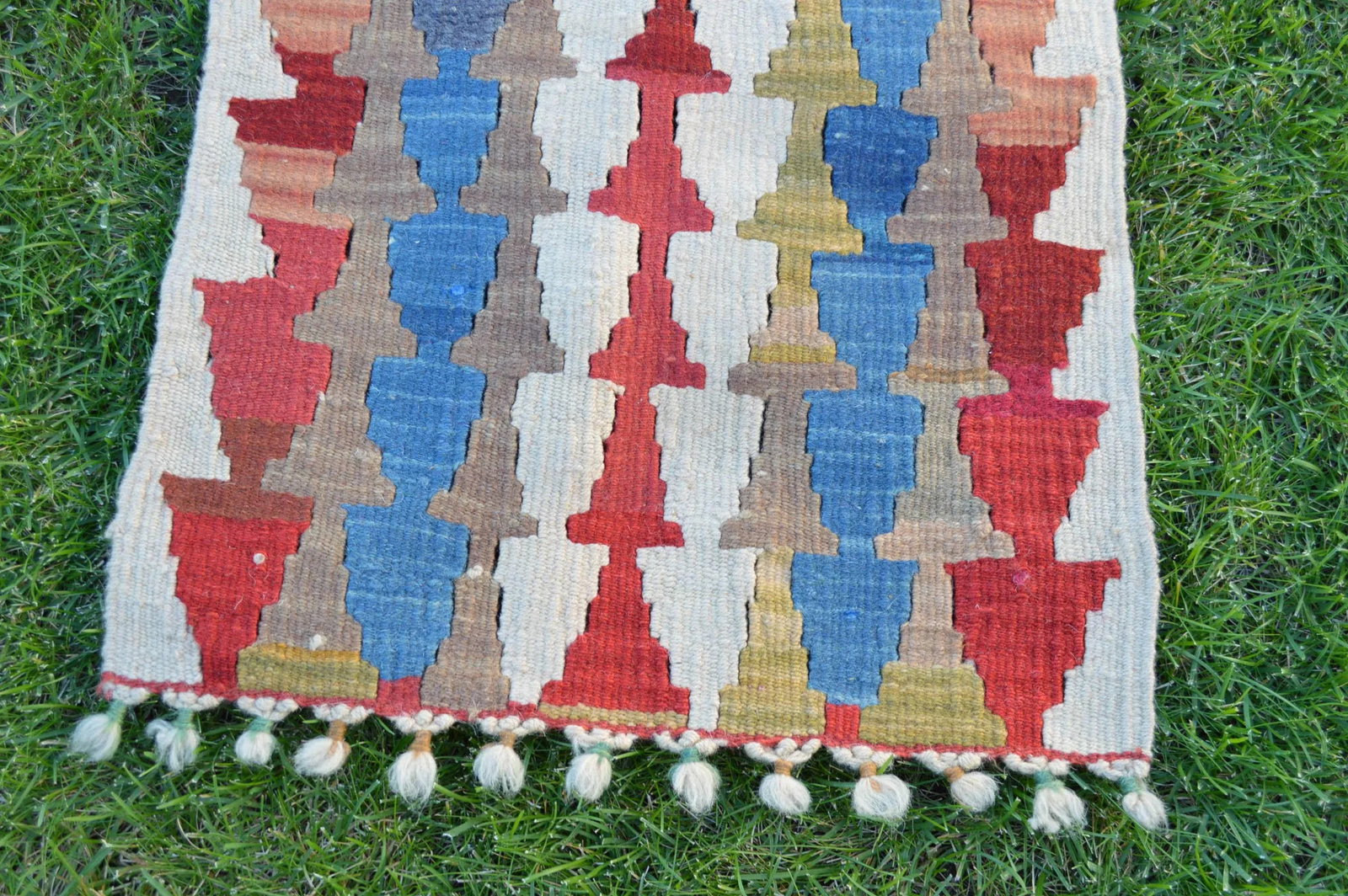 1970s Tribal Blue Handmade Cappadocia Rug - 5