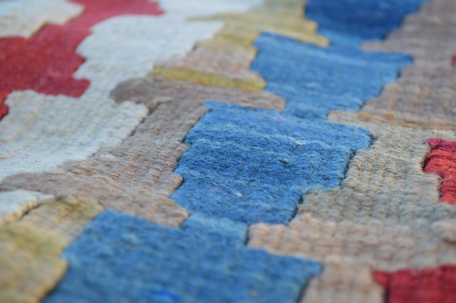 1970s Tribal Blue Handmade Cappadocia Rug - 8