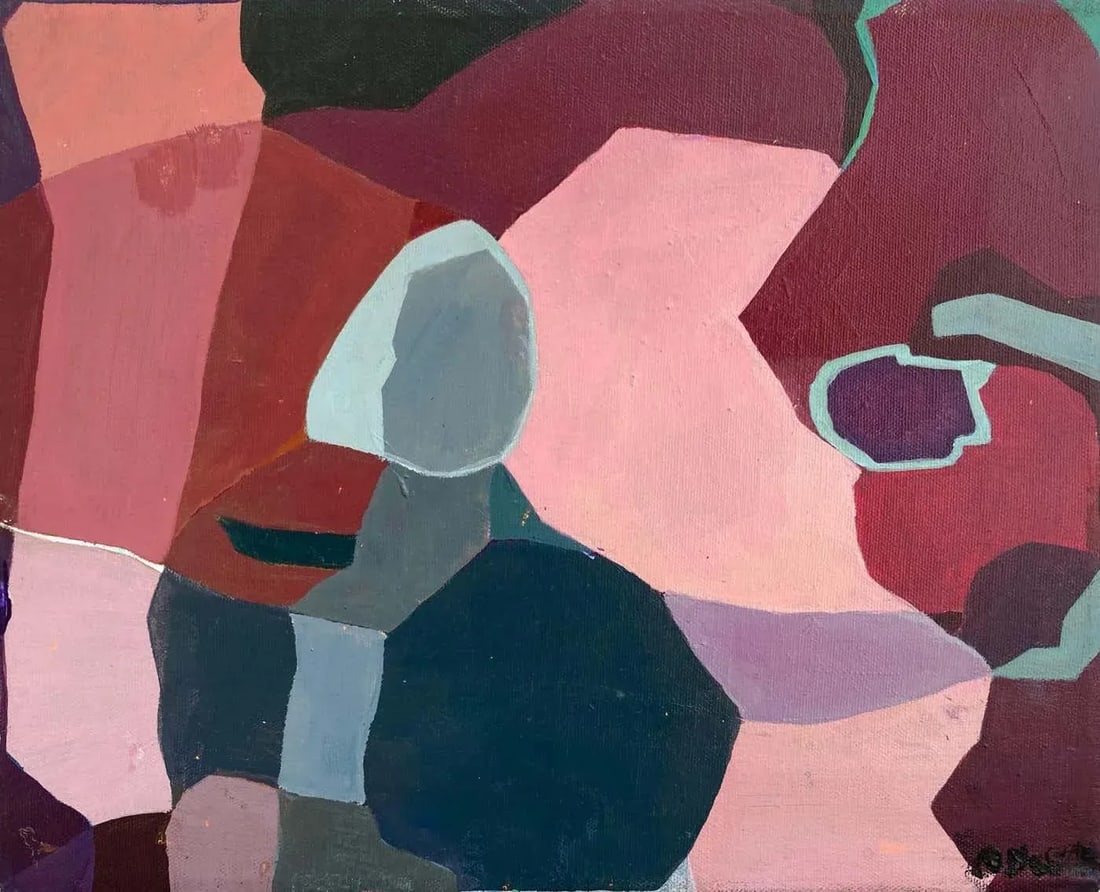 The Prince (Abstract Contemporary Painting), Charles Collins: Charles Collins is a true Renaissance man. From a family of New Orleans artists, he chose to pursue a career as a pathologist, attending medical school in New Orleans and becoming part of a