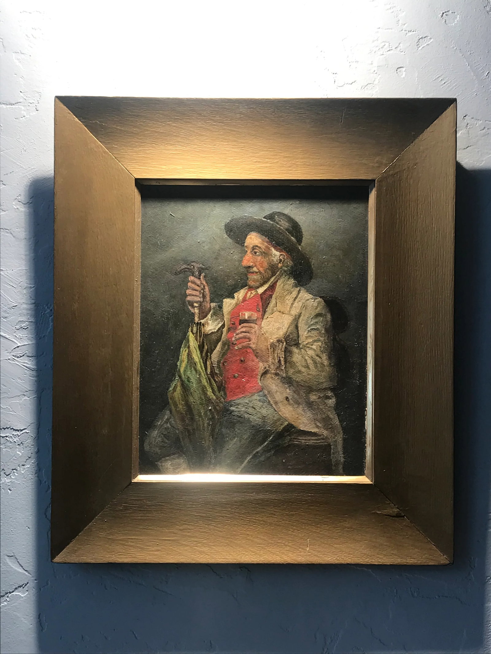 Late 19th Century Antique Framed Portrait Oil Painting - 10