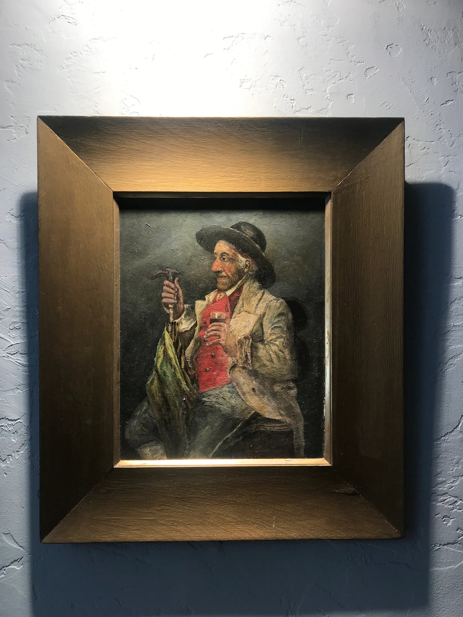 Late 19th Century Antique Framed Portrait Oil Painting - 2