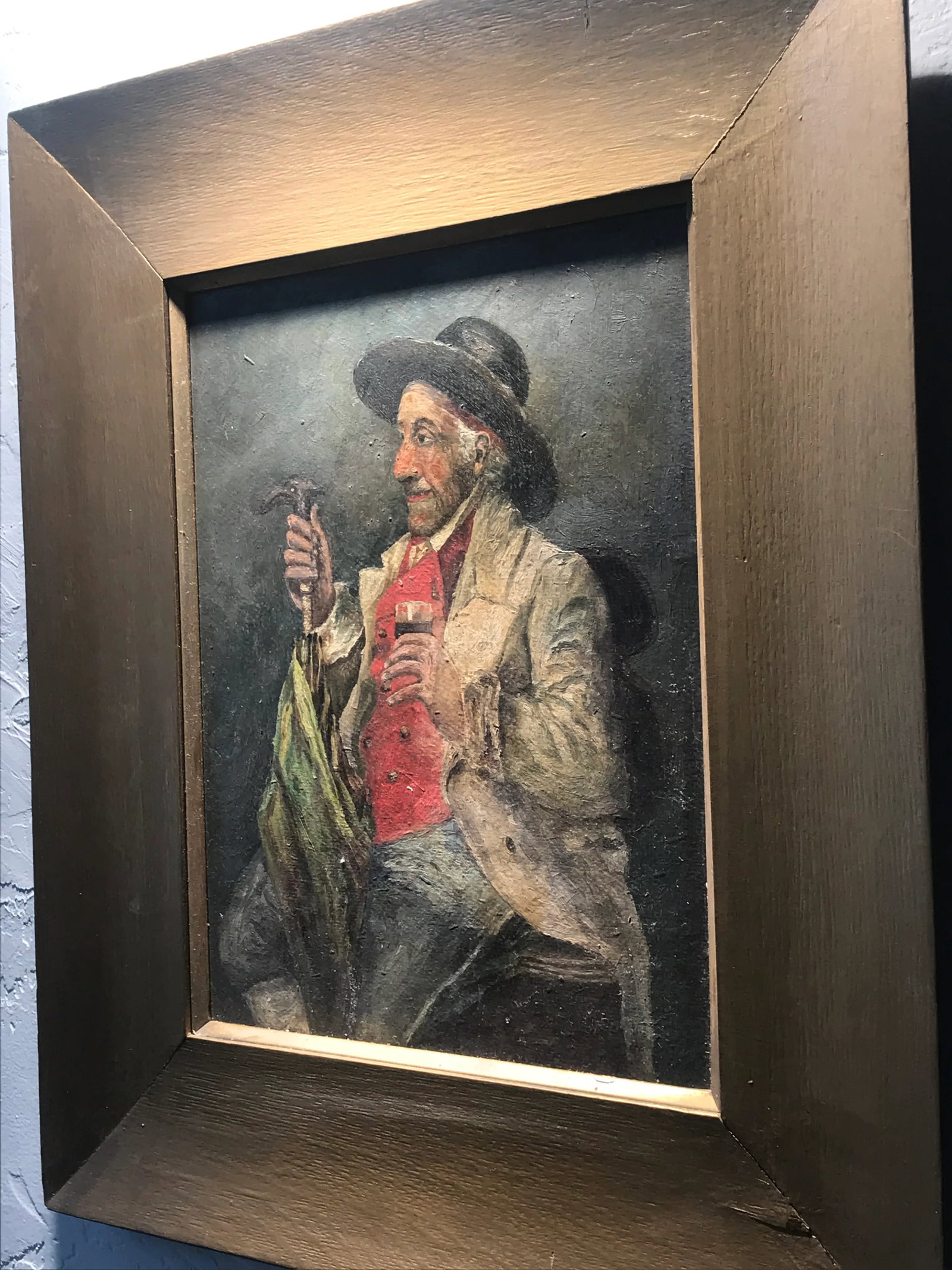 Late 19th Century Antique Framed Portrait Oil Painting - 6