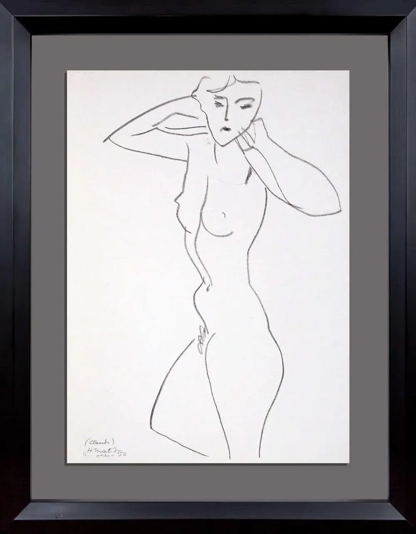 1950s Vintage Henri Matisse Original Lithograph Print - 4