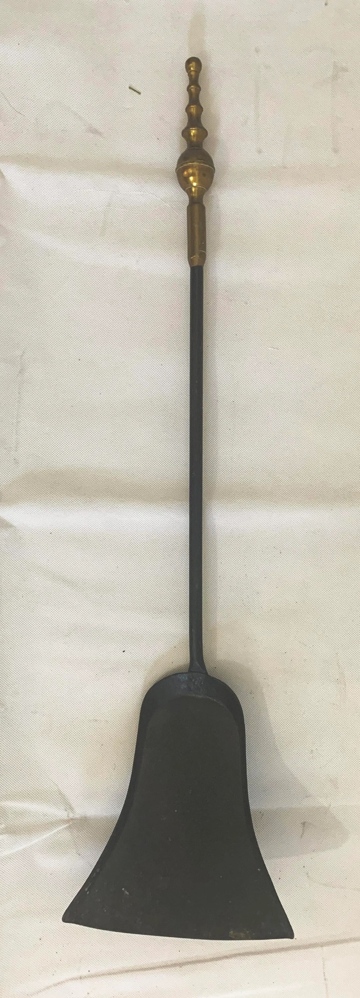 Brass and Iron Hand Made Fireplace Tool Set With Stand - 4