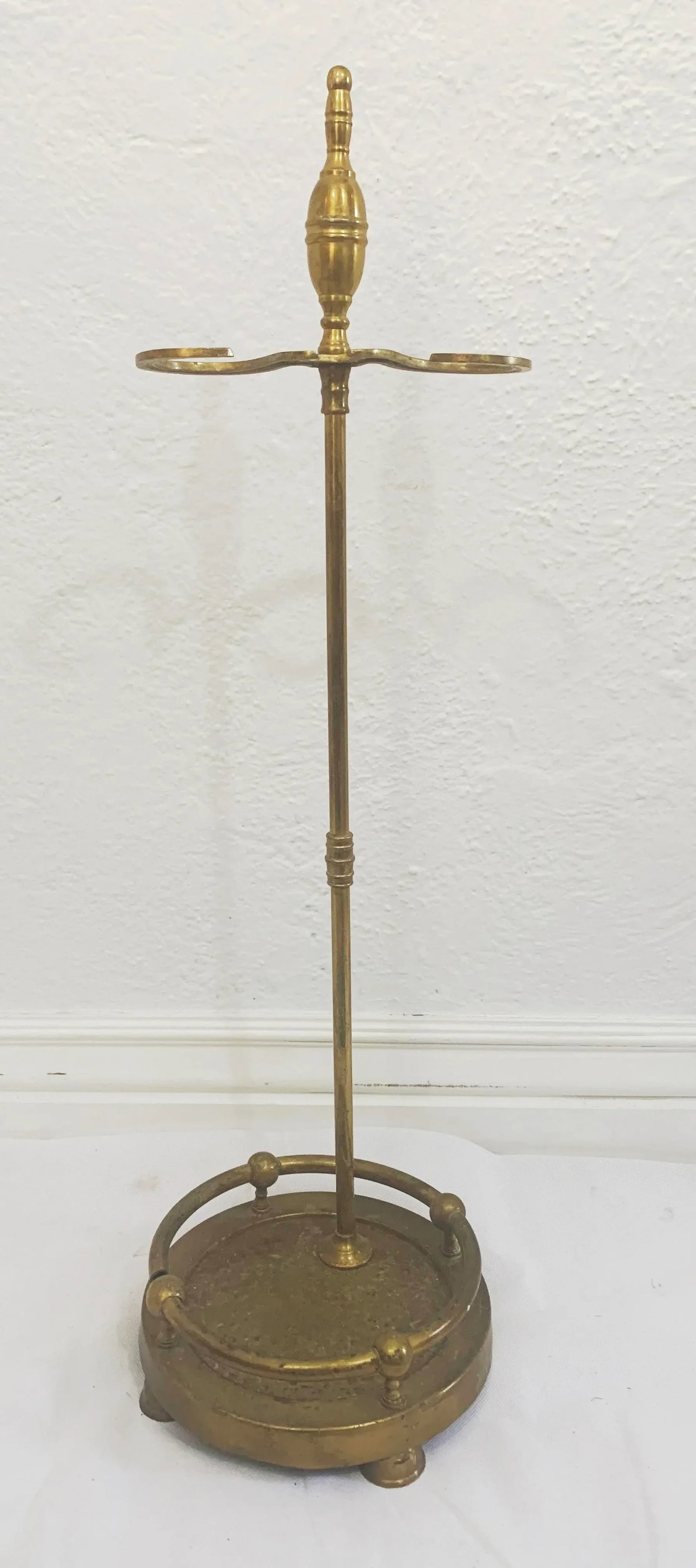 Brass and Iron Hand Made Fireplace Tool Set With Stand - 8