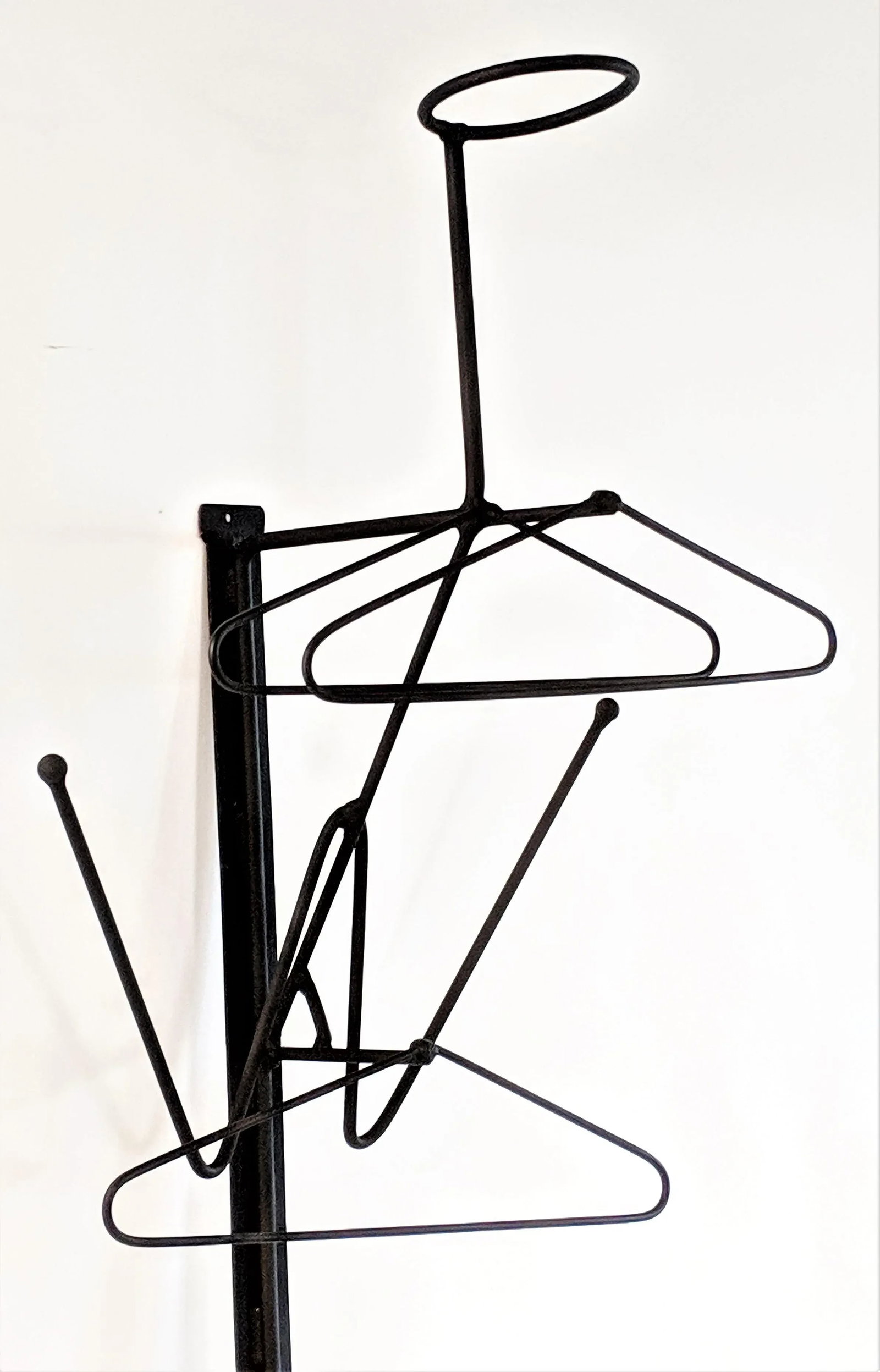 1960s Mid-Century Modern Metal Entry Hall Tree Coat Rack - 7