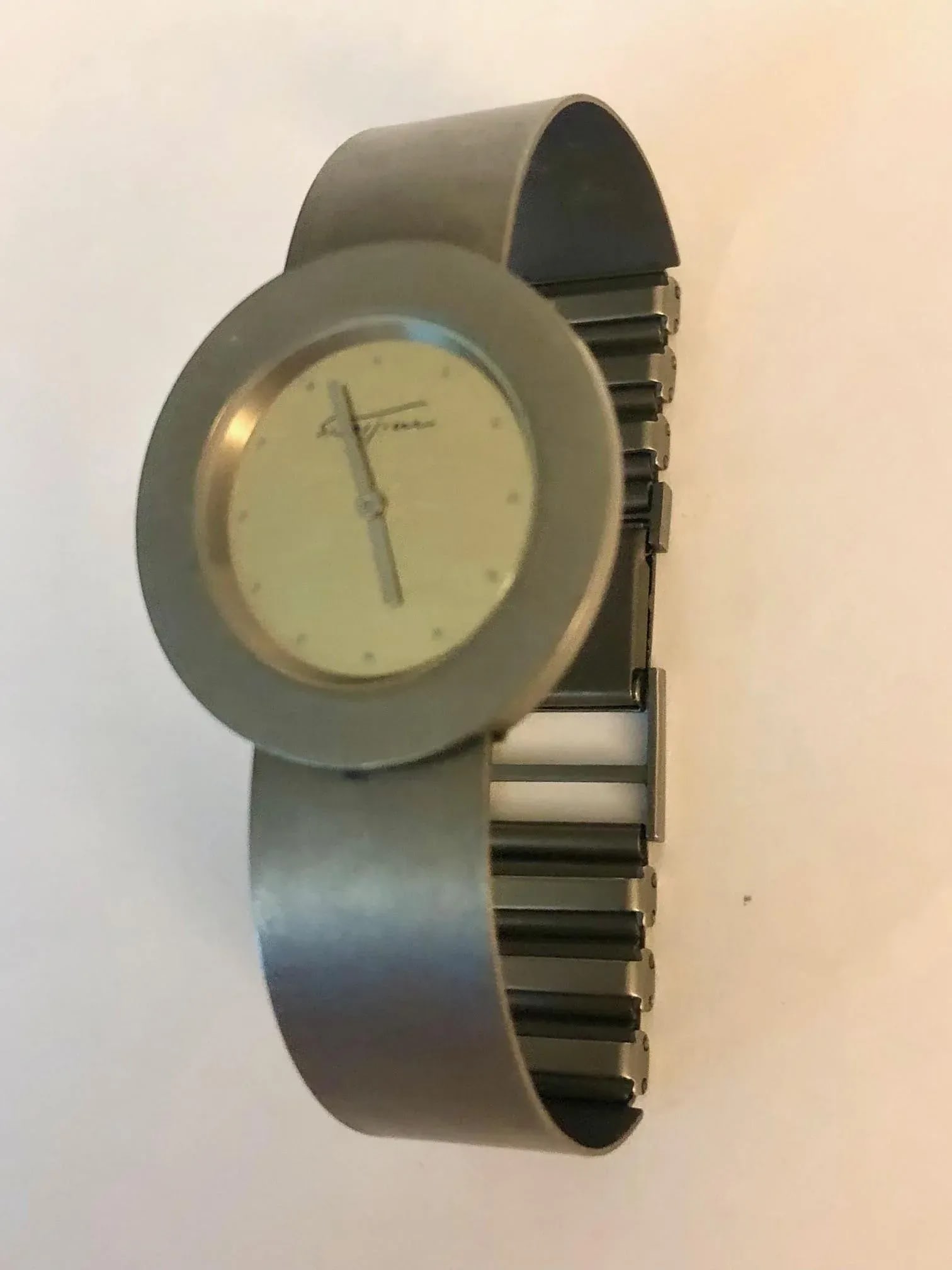 Eduardo Milieris Brushed Metal Two Tone Watch - 2