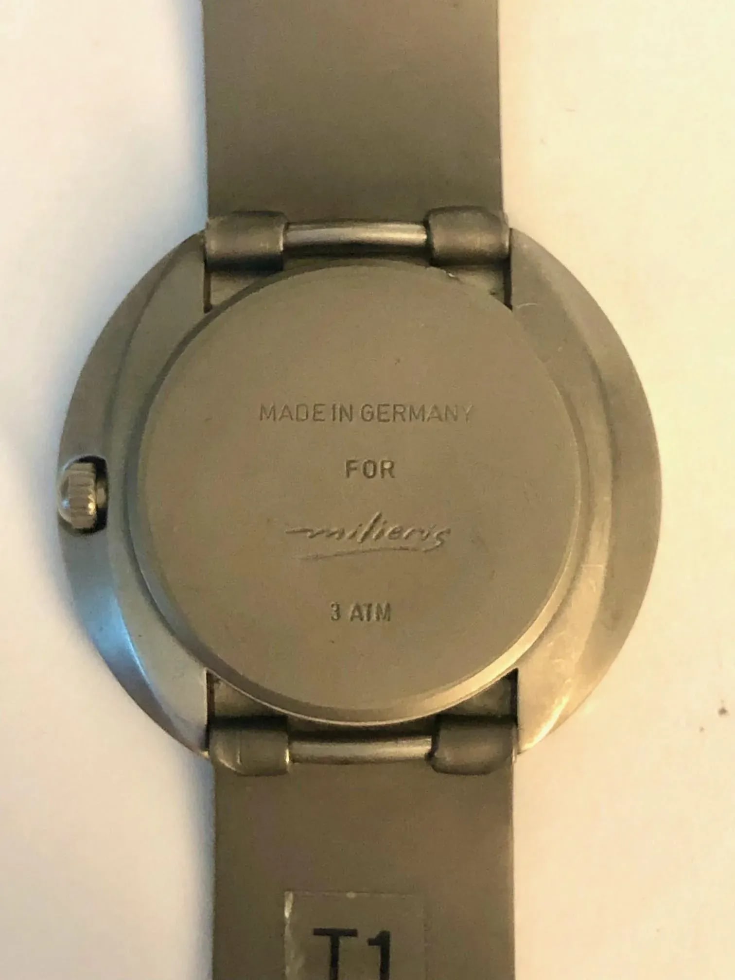 Eduardo Milieris Brushed Metal Two Tone Watch - 3