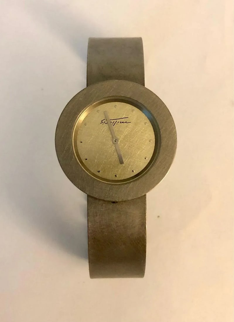 Eduardo Milieris Brushed Metal Two Tone Watch - 4