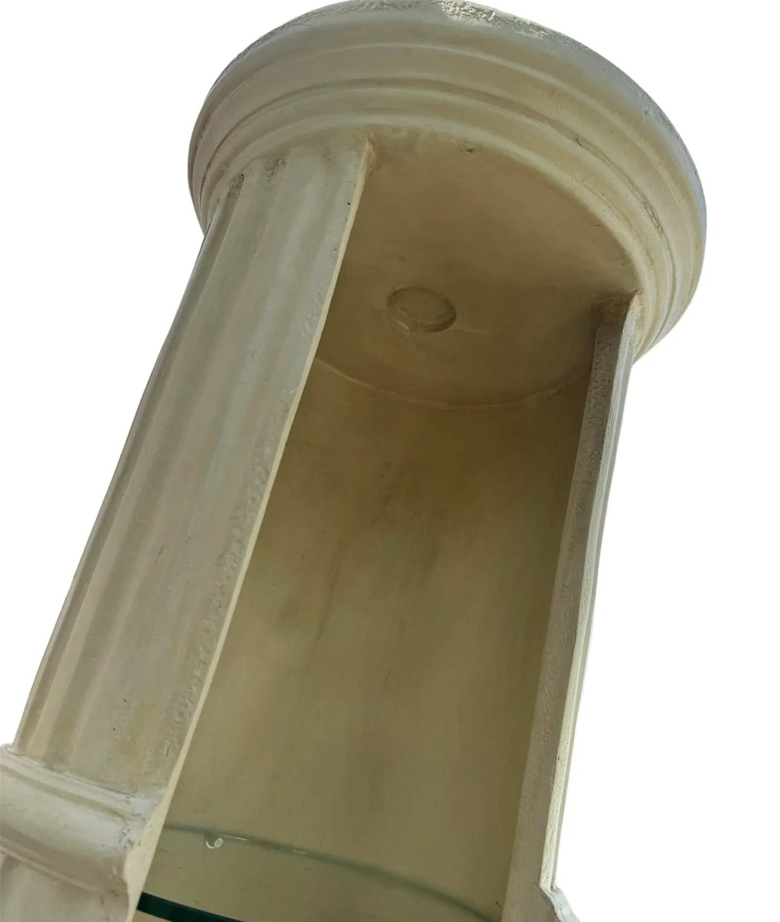 1980s Vintage Fornasseti Style Column Shaped Curio Display Shelving Unit - 3