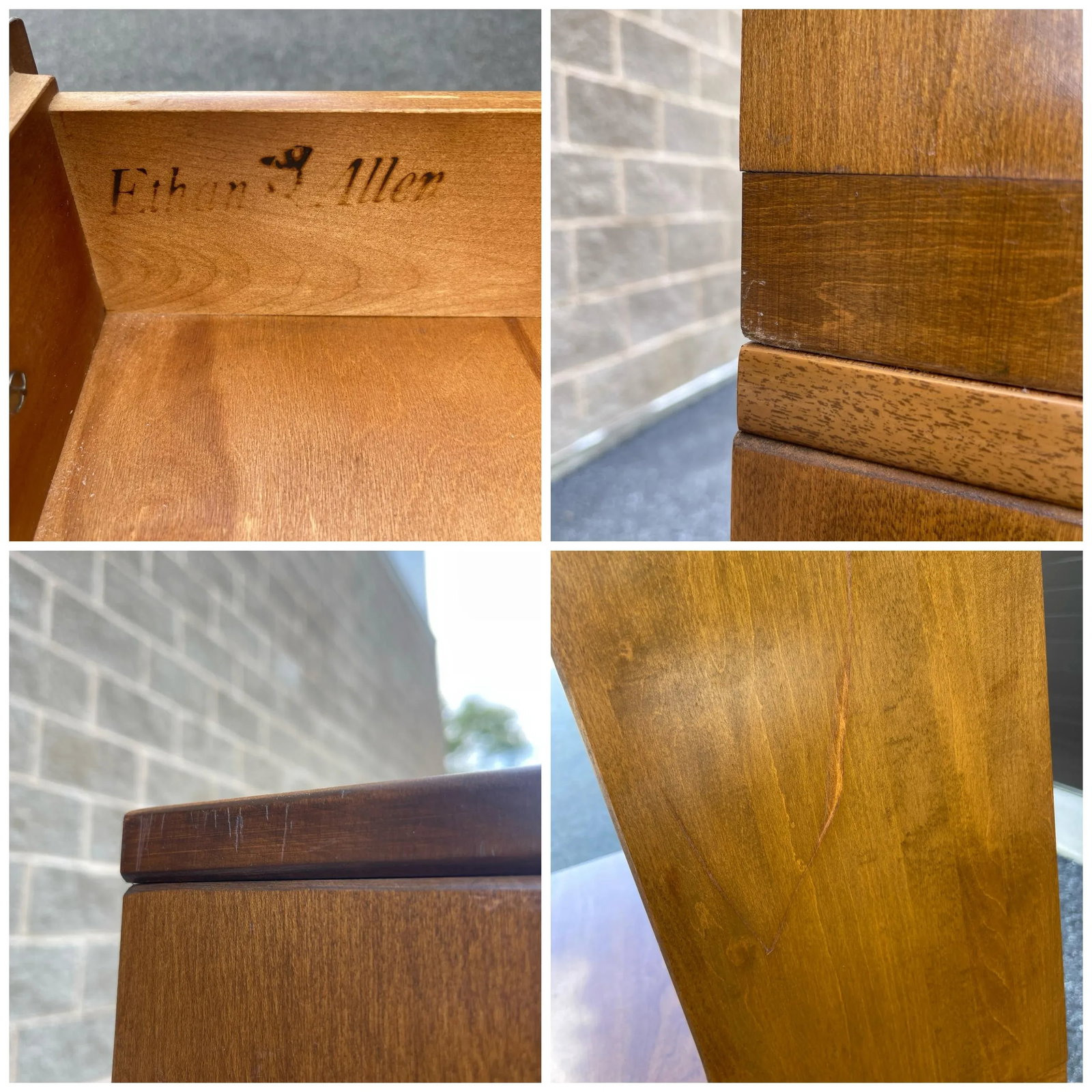 1970s Ethan Allen Heirloom Nutmeg Maple Custom Room Plan 2 Piece Shutter Door Bookcase Unit (10-4511 - 11