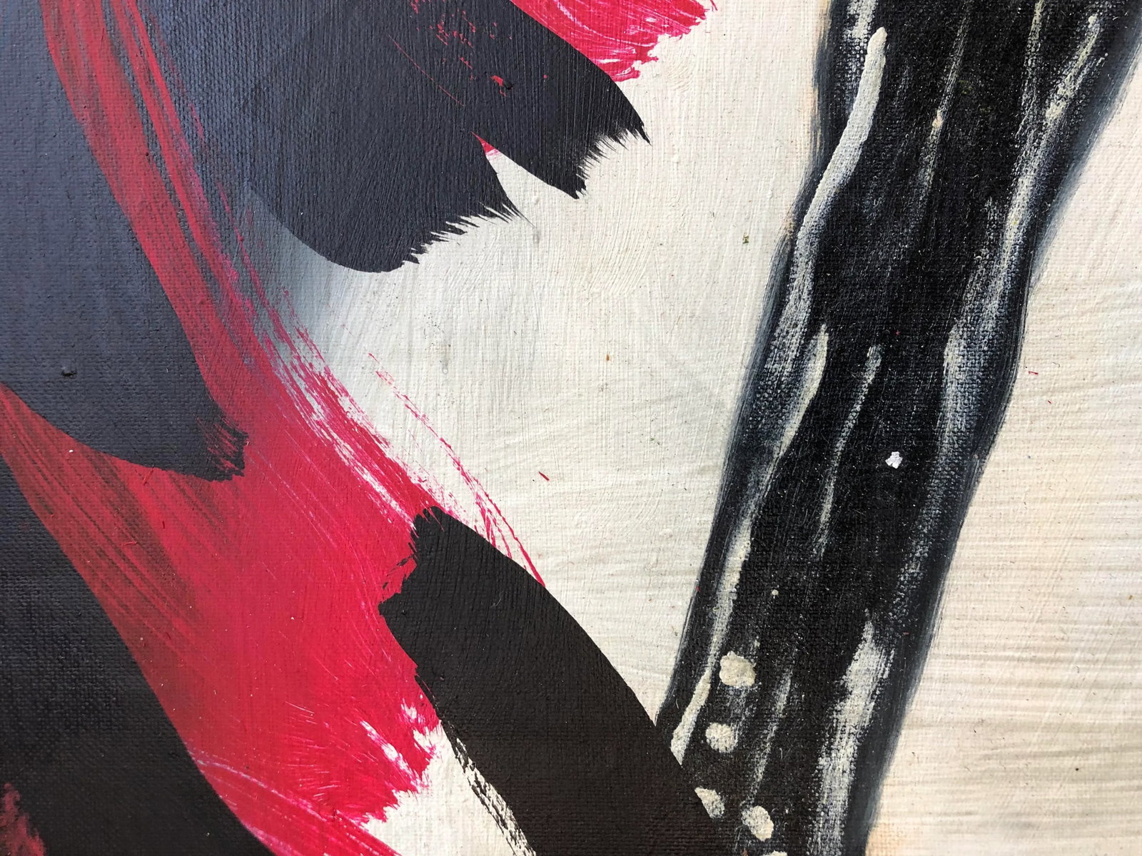 Abstract Peter Robert Keil 'Homage to Freddy Mercury' Oil Painting on Canvas - 8