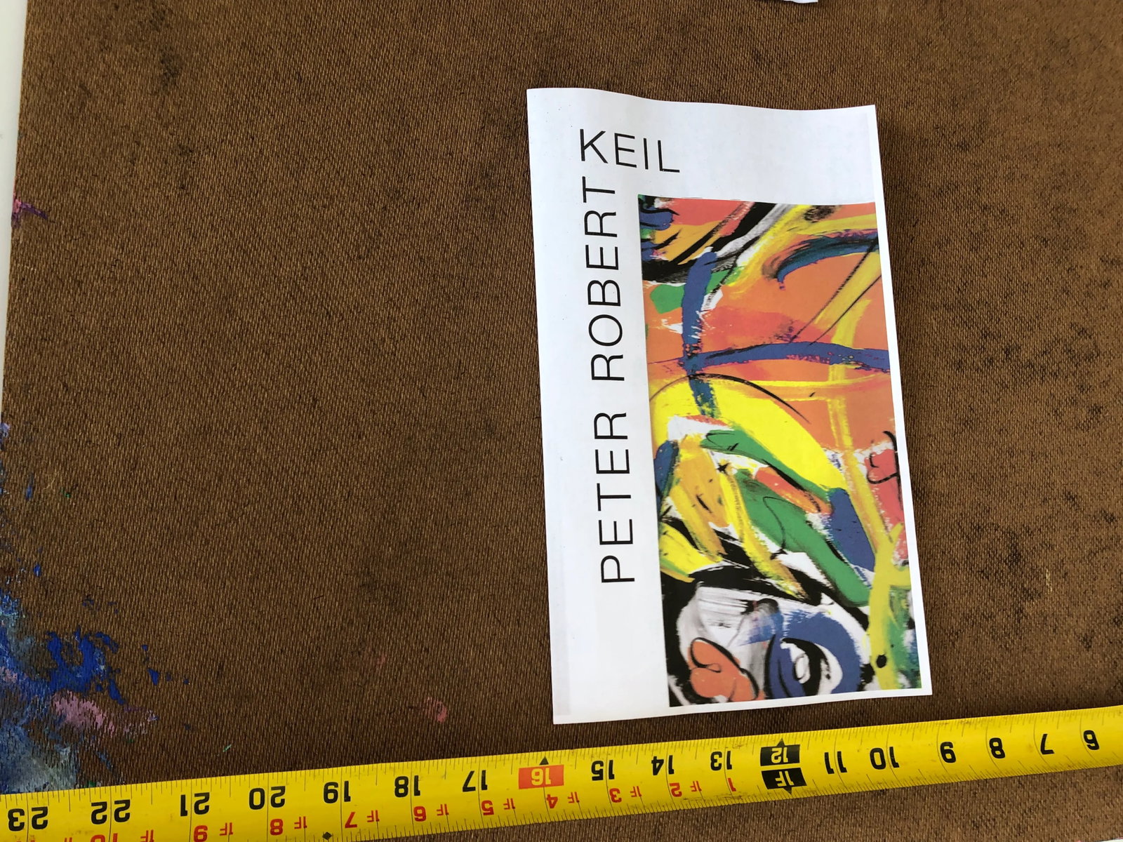 Vintage Abstract Signed Expressionist Portrait Painting by Peter Robert Keil 1972 With Certificate o - 10