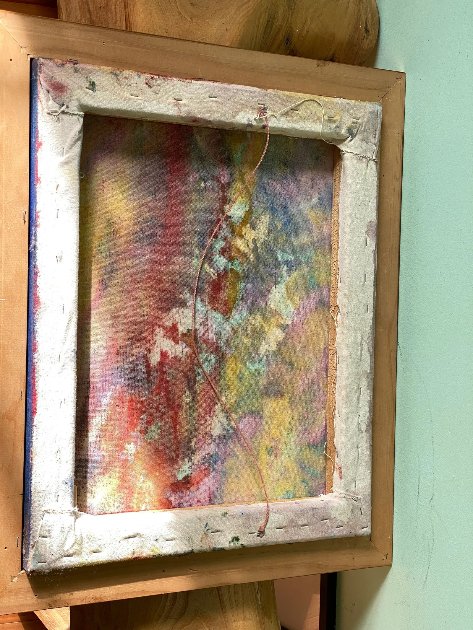 1990s Tuscany Italian Signed Landscape Oil Painting With Gold Frame - Unverified Artist Story - 5