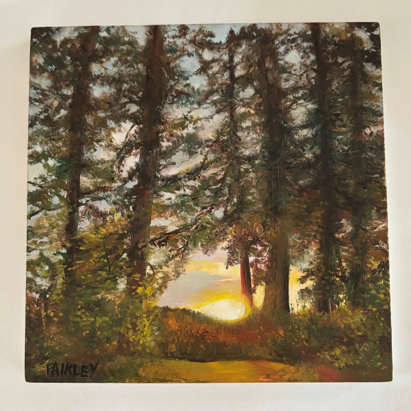 Vancouver Island Sunset Original Oil Painting by Jessica Fairley - 2