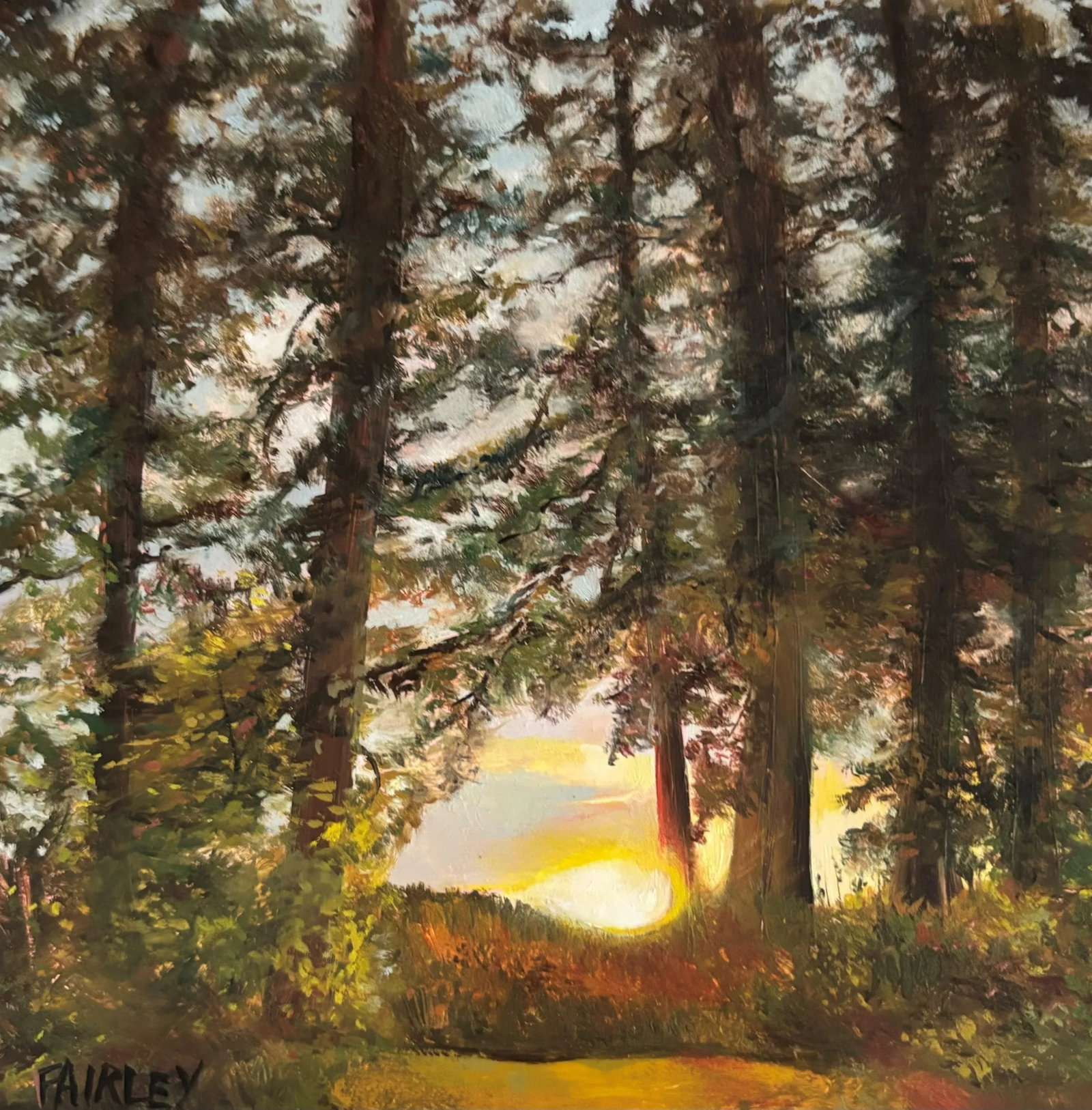 Vancouver Island Sunset Original Oil Painting by Jessica Fairley - 3