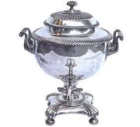 Antique Silver-Plated Coffee Samovar (1 of 6)