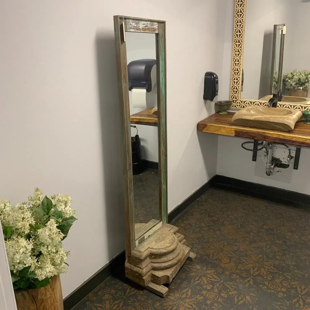 Vintage Indian Dressing Mirror - 4
