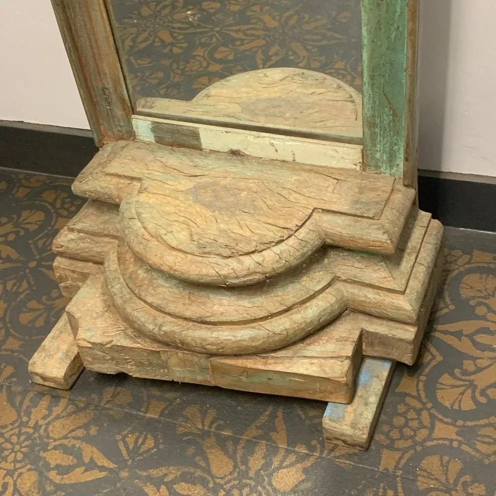 Vintage Indian Dressing Mirror - 5