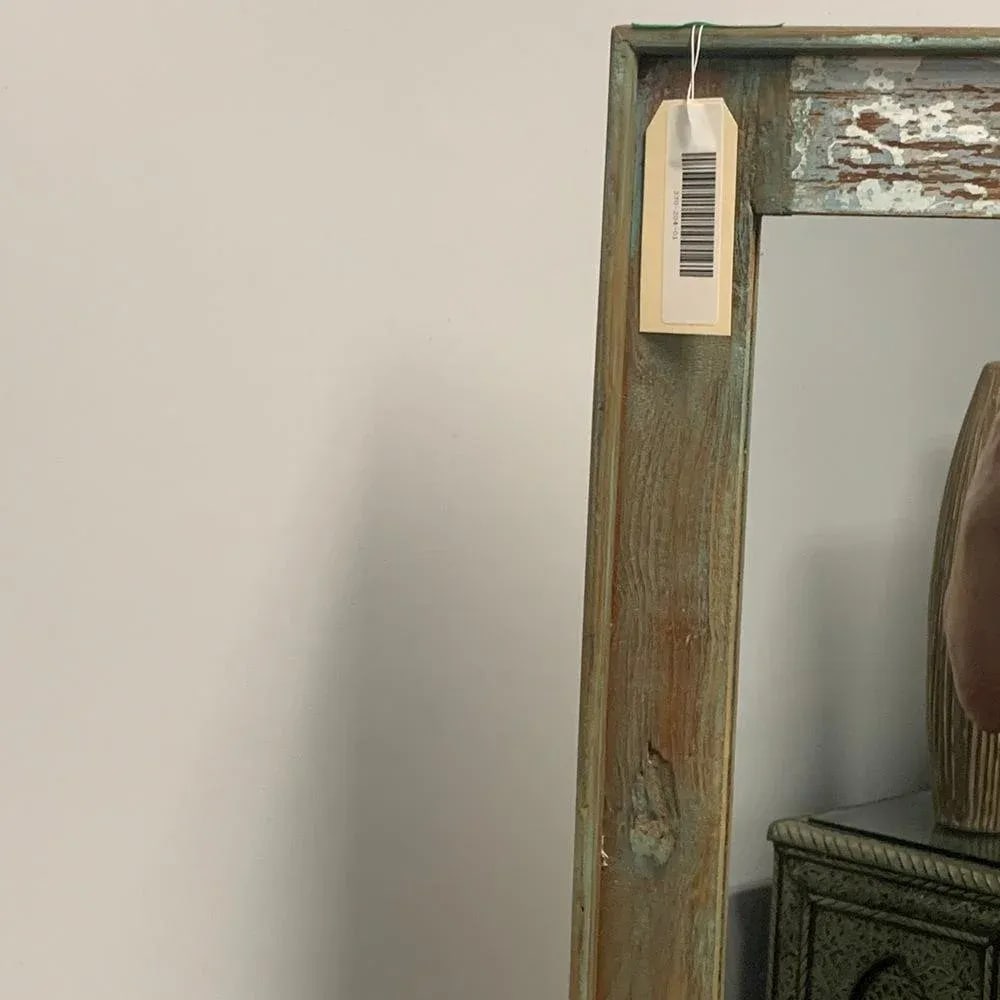Vintage Indian Dressing Mirror - 8