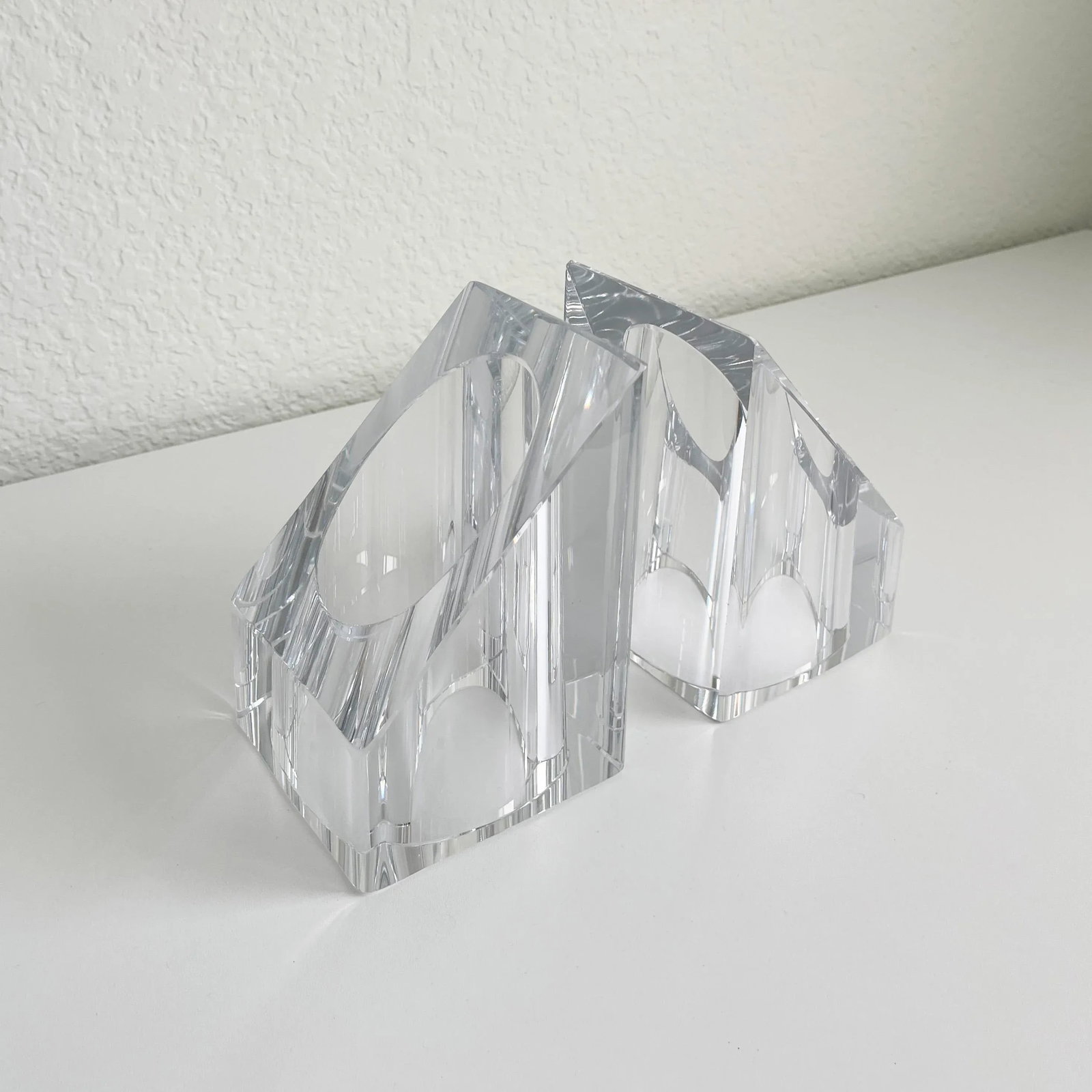 Ralph Lauren Crystal Bookends - A Pair - 10