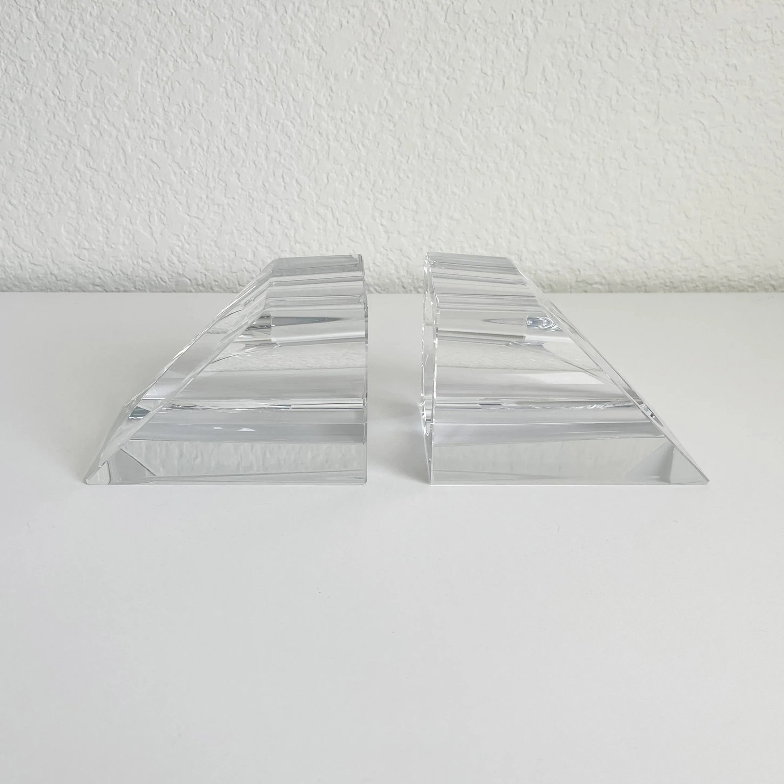 Ralph Lauren Crystal Bookends - A Pair - 2