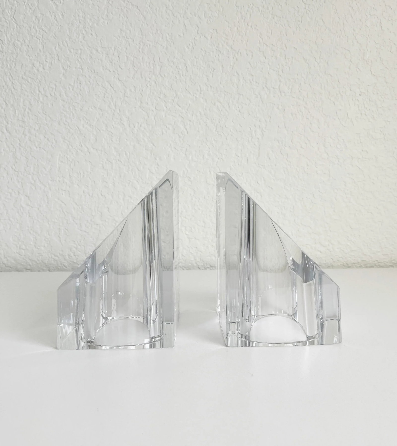 Ralph Lauren Crystal Bookends - A Pair - 3