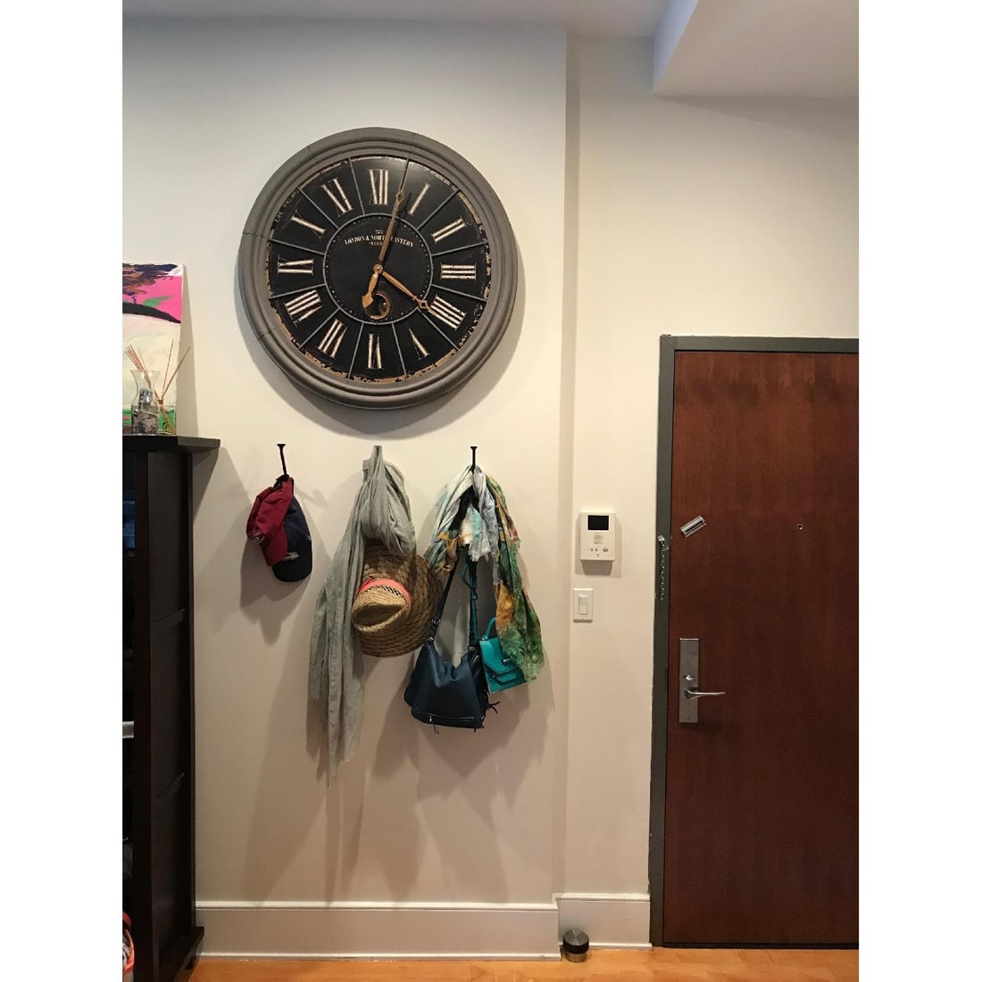 Restoration Hardware Large London Rail Wall Clock - 7