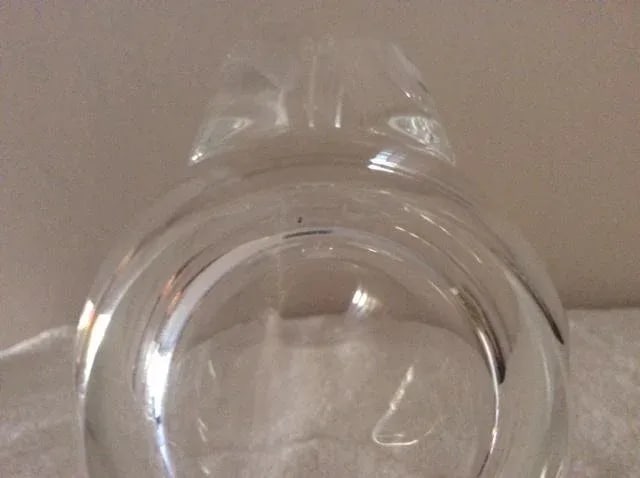 Authentic Steuben Genuine Crystal 1955 10 1/4" Split Handle Martini Pitcher/Carafe #8077, Signed - 7