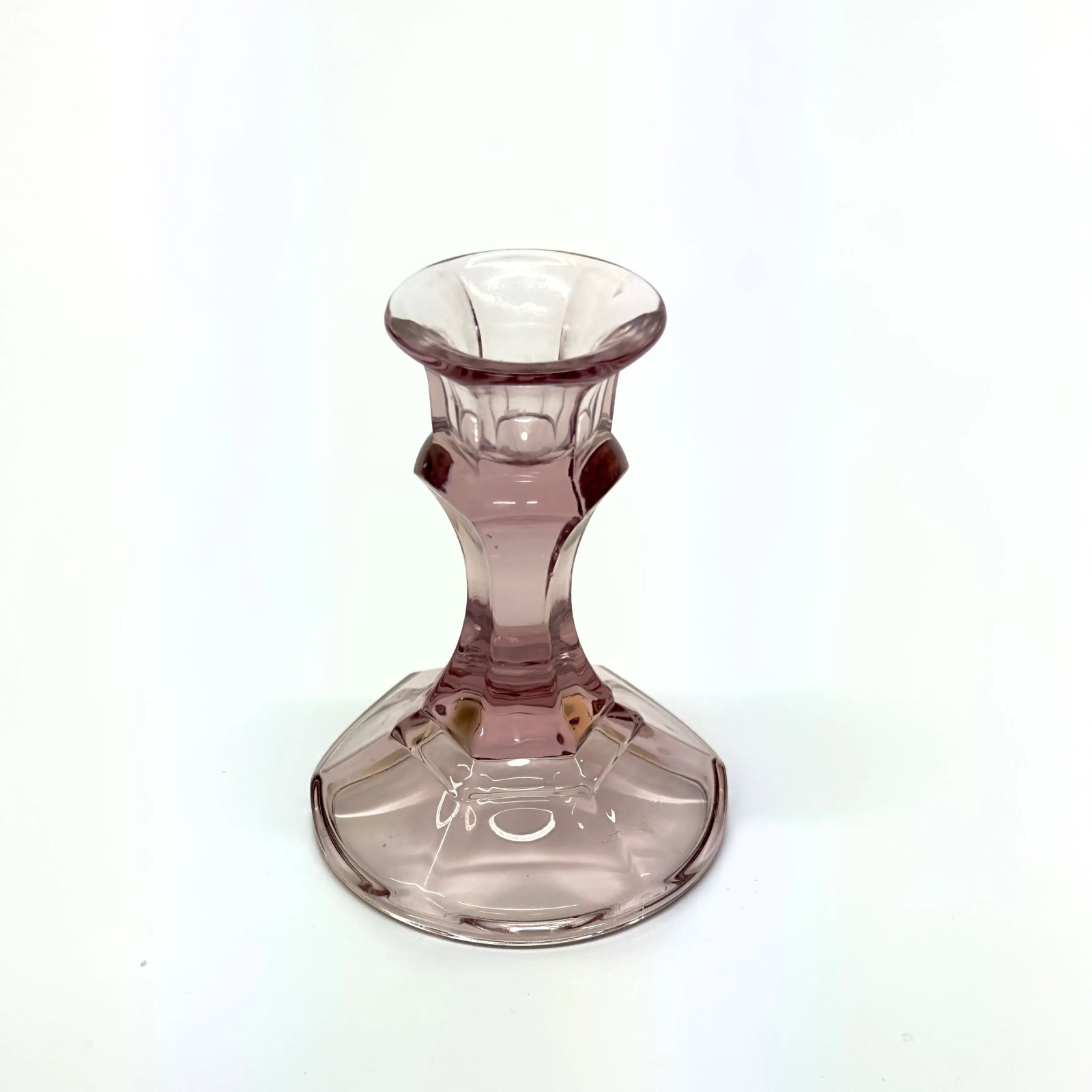 Mid 20th Century Mixed Pink Candle Holder Curation - Group of 5 - 10