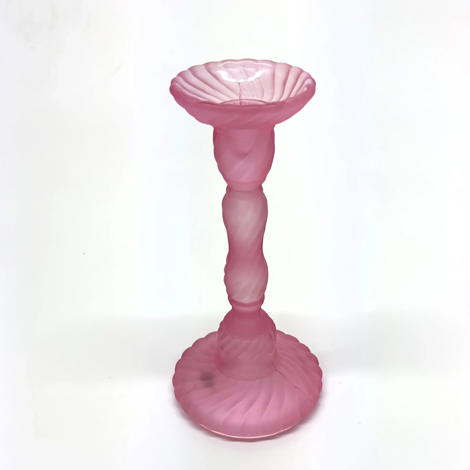 Mid 20th Century Mixed Pink Candle Holder Curation - Group of 5 - 3