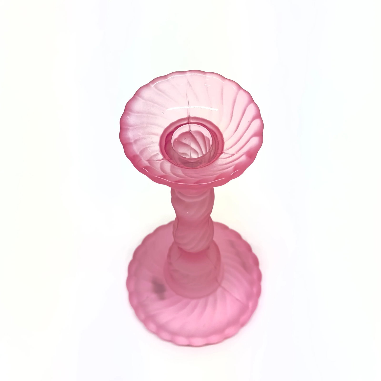 Mid 20th Century Mixed Pink Candle Holder Curation - Group of 5 - 4