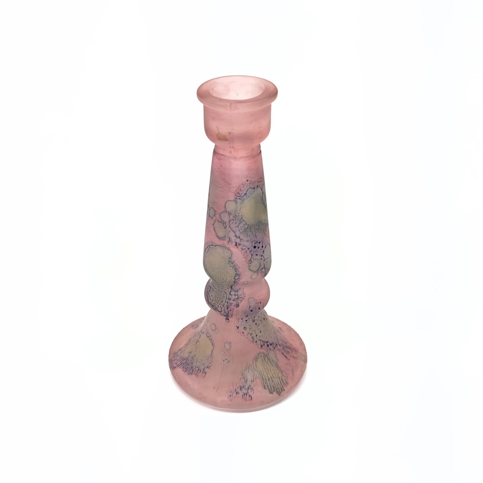Mid 20th Century Mixed Pink Candle Holder Curation - Group of 5 - 6